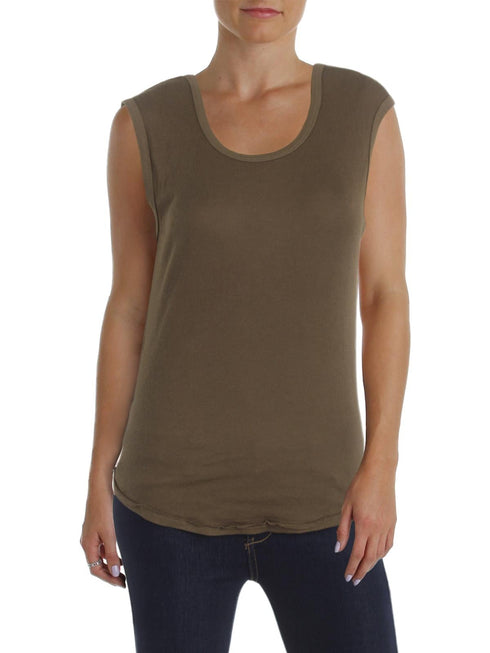 Free People Ob514530 Surplice Back, Sleeveless Tank Top